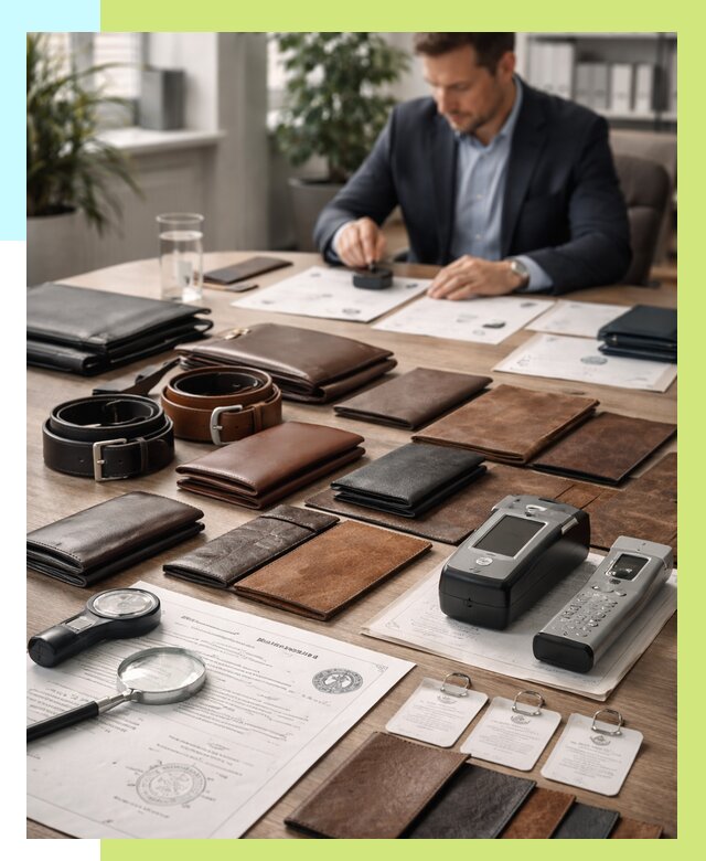 Сертификация кожаных изделий в Чебаркуле от 12884 р. | Алешин-Чбр