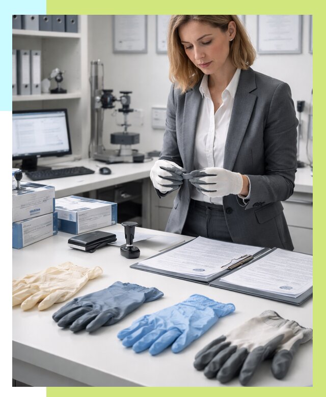 Сертификация перчаток в Чебаркуле от 9126 р. | Алешин-Чбр