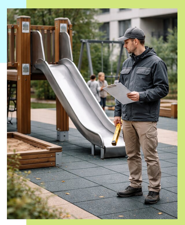 Сертификация детских площадок в Чебаркуле от 26843 р. | Алешин-Чбр