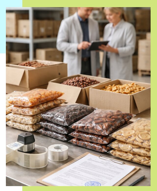 Сертификация сухофруктов в Чебаркуле от 12884 р. | Алешин-Чбр под ключ