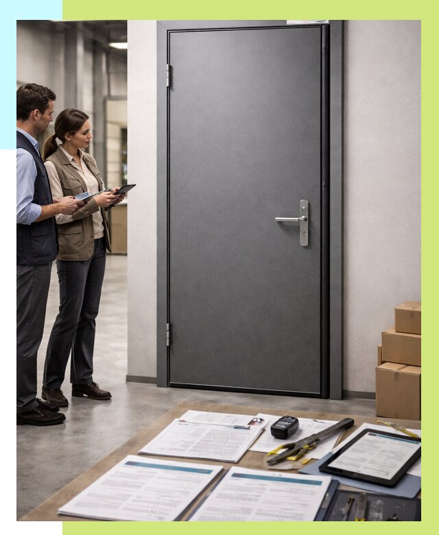 Сертификация противопожарных дверей в Чебаркуле от 9663 р. | Алешин-Чбр