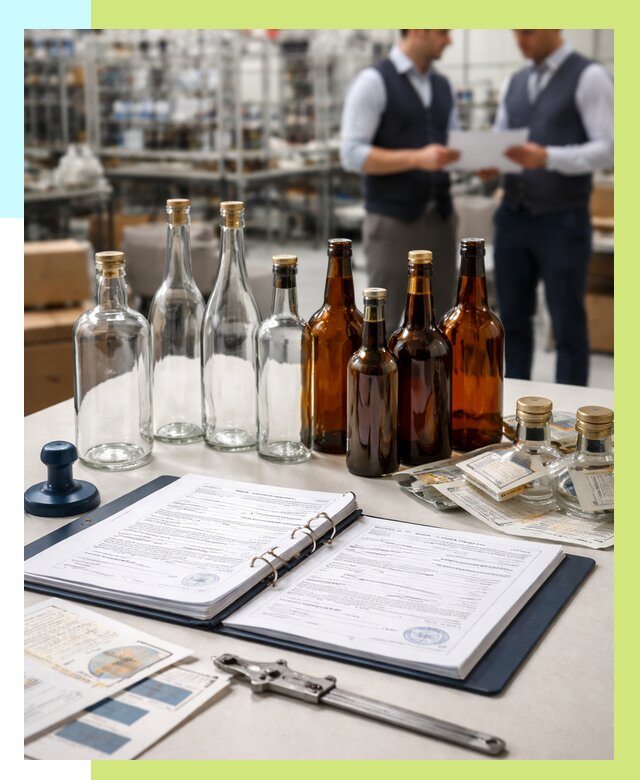 Сертификация стеклянных бутылок в Чебаркуле от 26843 р. | Алешин-Чбр