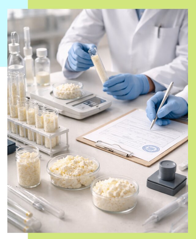Сертификация творога в Чебаркуле от 12884 р. под ключ | Алешин-Чбр