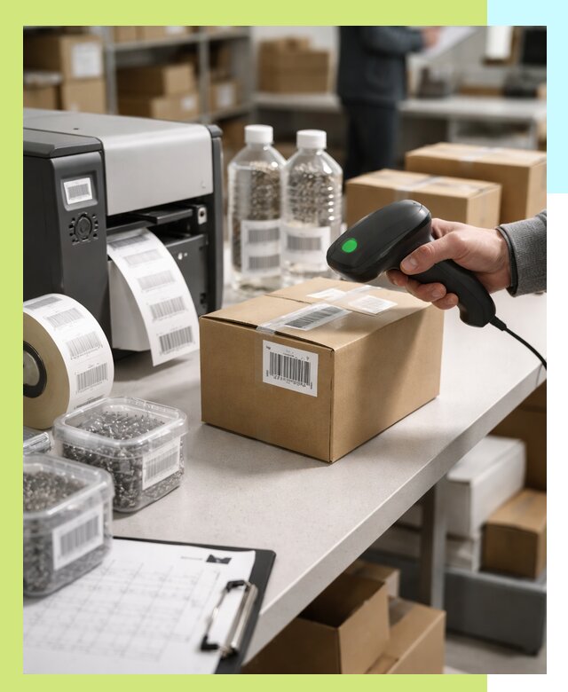 Штрихкодирование продукции и маркировка для продажи в Чебаркуле
