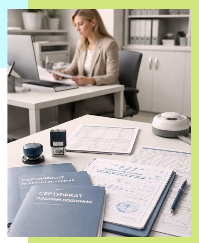 Сертификаты пожарной безопасности в Чебаркуле от 16106 р. | Алешин-Чбр