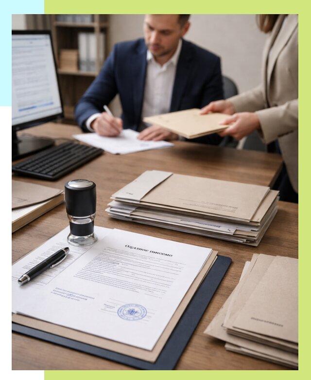 Отказное письмо для таможни в Чебаркуле от 3221 р, Алешин-Чбр