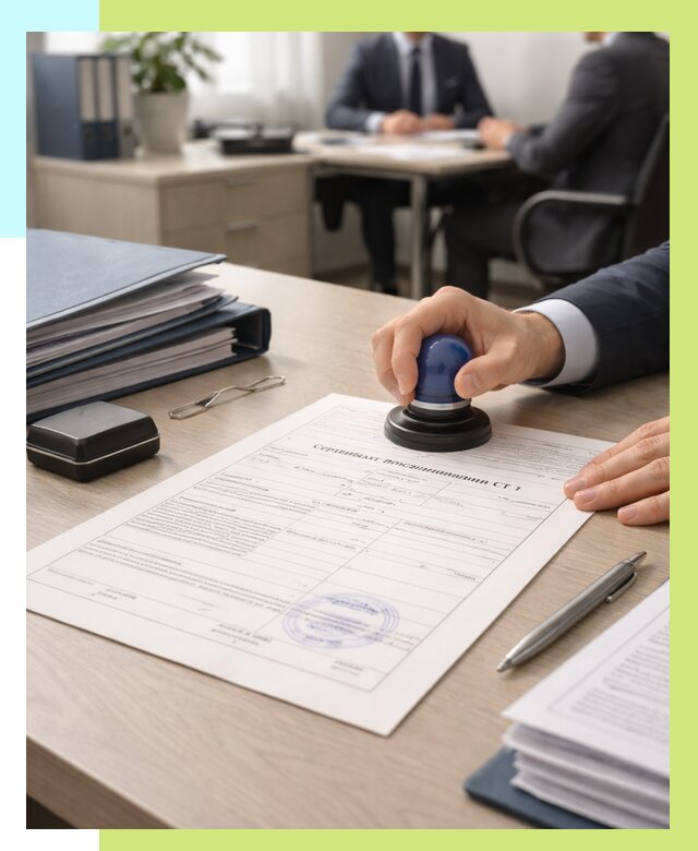 Сертификат происхождения СТ 1 в Чебаркуле от 4832 р. | Алешин-Чбр