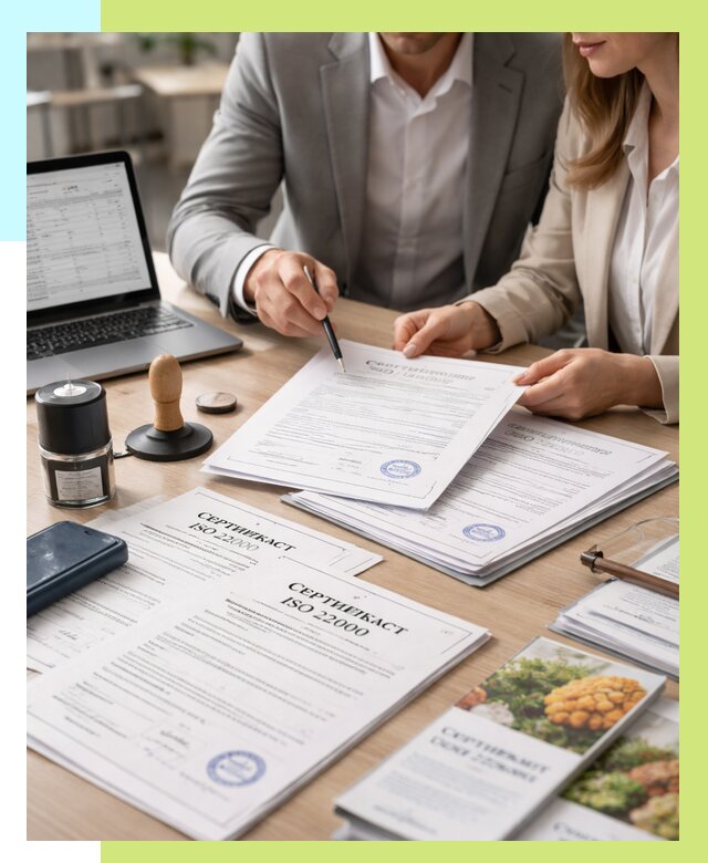 Сертификат ISO 22000 в Чебаркуле от 42948 р. под ключ | Алешин-Чбр